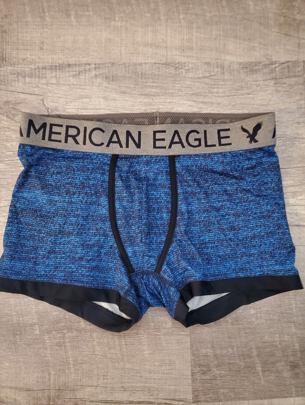 American Eagle Outfitters Men's Blue Performance Boxer Briefs